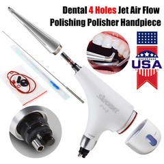 Dental Air Flow Teeth Polishing Polisher Handpiece Hygiene Air Prophy Jet 4 Hole