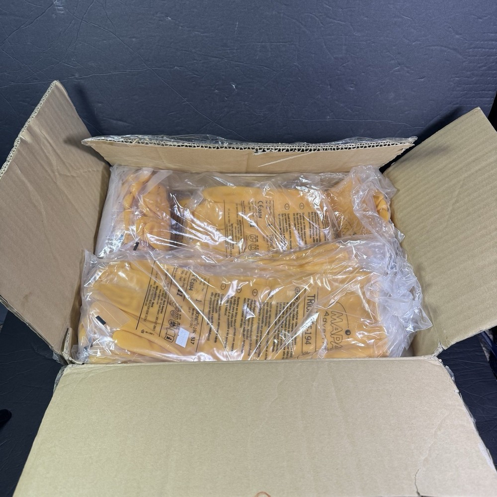 (72 Pair) Mapa Cleanroom Gloves E-194, Tri Polymer, ISO 4, 20 mil, Size 11 / XXL