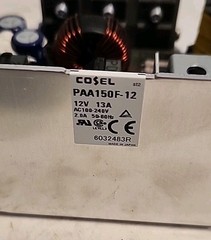 COSEL PAA150F-12 Power Supply 12V 13A AC100-240V 2.0A 50/60Hz Used With Warranty