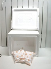 Creative Packaging Styrofoam Ship Cooler & Gel Packs 10.5″ D x 13.5″ L x 11″ H