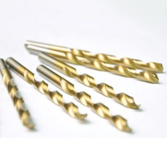 Drillforce 10PCS 3/8″ Titanium Drill Bits Set HSS Metal Woodworking Drill Bit