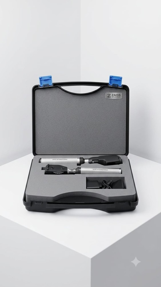 led Retina Focus Diagnostic Set Direct Ophthalmoscope & Streak Retinoscope