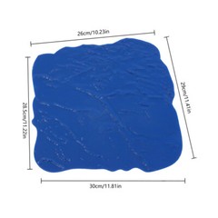 Concrete Floor Stamp Mold Concrete Seamless Stamp Mat Cement Texture Stone Slate