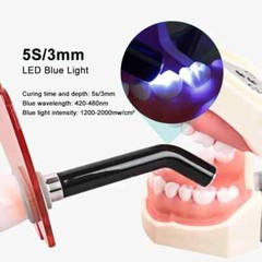 Wireless Dental Light Curing Machine 1s/2mm Resin Curing Light 800-2400mW/cm² US