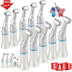 10 Yabangbang Dental Slow Low Speed Contra Angle Handpiece Push Button Etype NSK