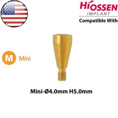 US Dental Healing Abutment Cover Screw Mini Hex Fit Oss Hiossen Implant Platform