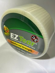 Duck # 242708 EZ Tear Reinforced Clear Packing Tape -1.88 in. x 25 yd.