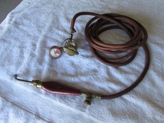 Vintage TurboTorch Acetylene Torch kit w/ Prest-O-Lite Gauge