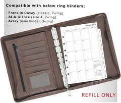 12- 2026 Desk Calendar Refills – 5.5″x8.5″ for AT-A-GLANCE & Franklin Covey