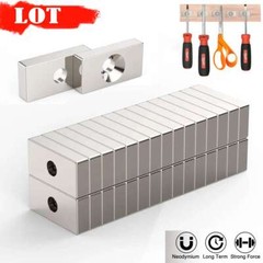 LOT Neodymium Magnets Block Disc N35 Super Strong Rare Earth 20*10*4mm Fridge