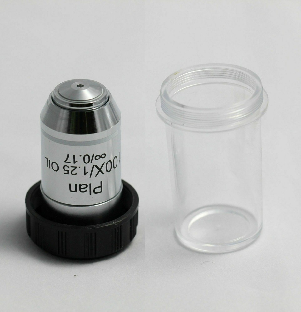 Microscope Objective Lens INFINITY PLAN DIN 4X 10X 20X 40X 60X 100X FotoHigh