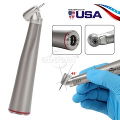 abdent 45° Electric Contra Angle LED Optic 1:4.2 Handpiece Quattro Spray