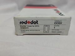 Red Dot GFCI Cover Vertical Device CCGV WGF100-CV Wet Location Weatherproof