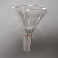 Lab glass powder funnel additon funnel 12 cm diameter, 10cm diameter 24/29 joint