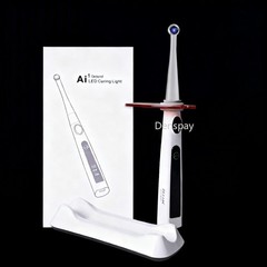 Dental Light Cure Lamp Cordless 4 Modes Metal Head LED 1S Dental Curing Light