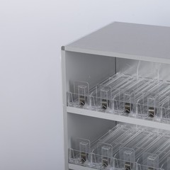 Cigarettes Retail Display Rack Aluminium Cigarettes Cabinet 6 Layers 10 Clips