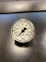 WIKA 2″ Dial 0-160 psi 1/8″ NPT Back Mount Stainless Steel PN 9117954
