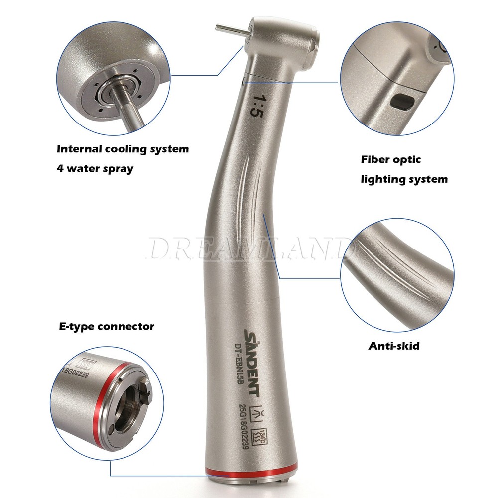 Dental Electric Handpiece 1:5 1:1 1:4.2 Contra Angle Surgical Increasing LED NSK