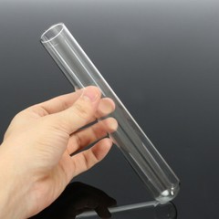 5pcs/lot Transparent Glass Blowing Tubes 75-200mm Long Thick Wall Test Tube