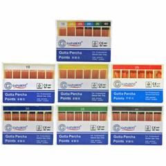 1 Pack Dental Endodontic Gutta Percha Points 15#-40# Taper 0.02/ 0.04/ 0.06