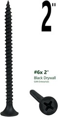 Phillips Bugle Head ( 3/4″ – 6″ ) phosphate Black Coarse Drywall / Wood Screws