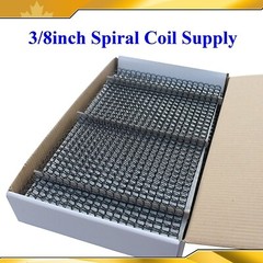 Wire Coil Supply 3/8inch 9.5mm 100sheets for Binder Machine 51-60 Pages Note