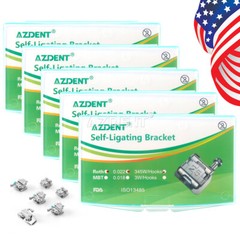 Dental Orthodontic Passive Self-ligating Brackets Braces Mini Roth.022 Hooks 345