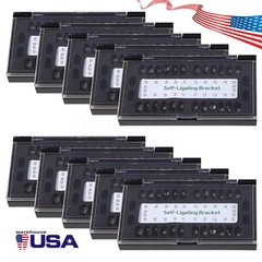 20Pcs/Pack Dental Orthodontic Self Ligating Braces Bracket Metal Brackets