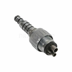 5 Yabang Dental High Speed Handpiece with 4 Holes Quick Coupler 360° Swivel
