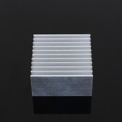 Aluminium Heatsink Heat Sink 11 Tooth 40mm*40mm*20mm White