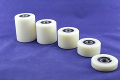40 mm Nylon Roller Wheel Plastic Bearing CNC Guiding Wheel Flat Belt Idler