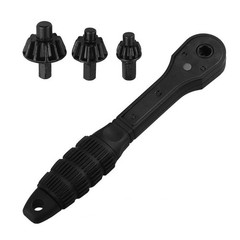 2-in-1 Ratchet Drill Chuck Key Wrench Universal Chuck Key Replacement for Drill