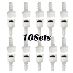 10 Sets Quick Connect NIBP Cuff Air Hose Connector GE Male+ Female Connectors us
