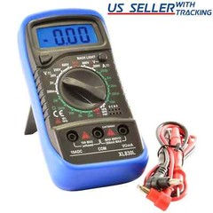 Digital Multimeter AC DC Voltmeter Ammeter Ohmmeter Volt Tester Meter XL830L