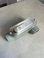 1″ Type LL Conduit Body w cover & gasket Aluminum Threaded UL listed