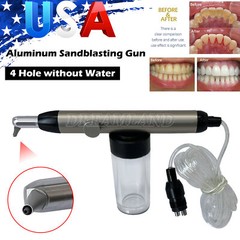 Dental Aluminum Oxide Micro blaster Air Abrasion Microetcher Sandblaster 4 Holes