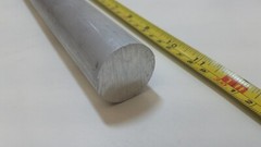 6061 Aluminum Round Bar, 1-1/4″ Round, 11″ long, Lathe, Solid, T6511