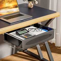 Under Desk Drawer Organizer Pull Out Storage Tray Hidden Office Box Black