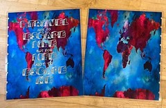 Travel Watercolor Quote Cover Set for use with Classic Happy Planner-