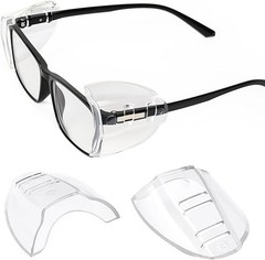 1~200 Pairs Side Shields For Eye Glasses Slip On Safety Glasses Shield Universal