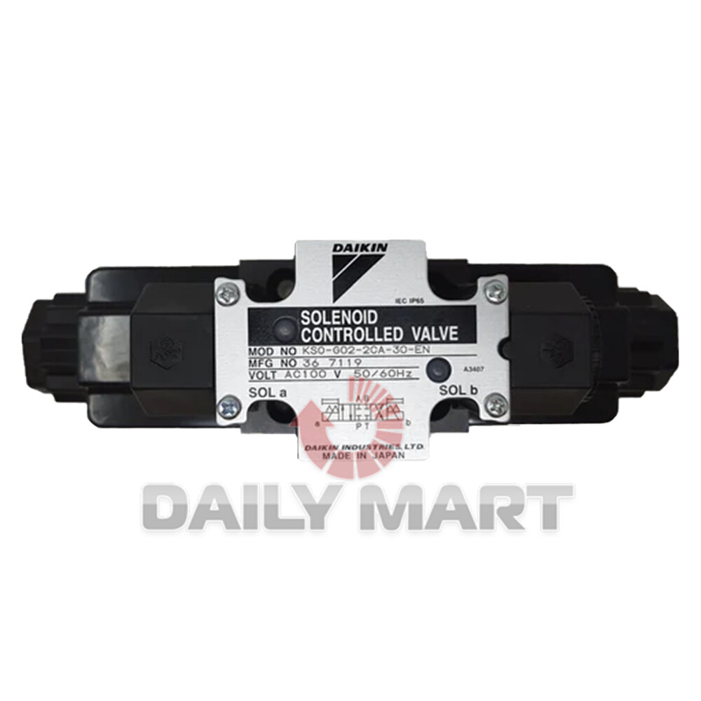 New In Box DAIKIN KSO-G02-2CA-30-EN Solenoid Controlled Valve