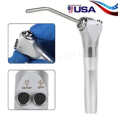 Dental Air Water Syringe Triple 3-Way Spray 2 Nozzle Tips Handpiece Autoclavable