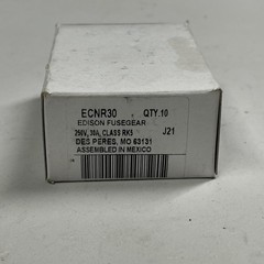 10 Pack Edison Bussmann ECNR30 Class RK5 Fuses Dual-Element Time-Delay