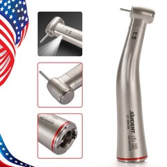 SANDENT 1:5 Increasing LED Fiber Optic Contra Angle Handpiece Red Standard Head