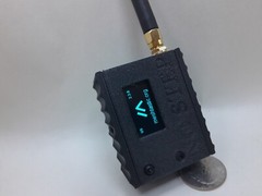 Meshtastic Heltec V3 node case only Holds 2000mah battery 3D printed BLACK