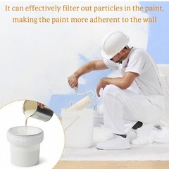 Synhhergyx 10 Pack Paint Strainer Bag Paint Filter Bag 1 Gallon White Fine Mesh
