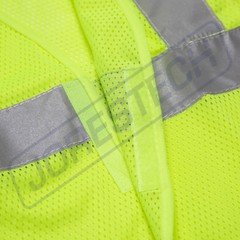 Safety Vest Security Printed Pockets Class 2 Reflective High Vis JORESTECH