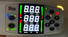 MASIMO SET RAINBOW RAD-87 PULSE OXIMETER RAD87 RS-232 100-240V 50/60HZ 15VA 🎯
