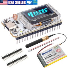 915MHz ESP32 LoRa Board V3 + LoRa Antenna + Battery for LoRaWAN IOT Meshtastic