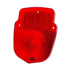 United Pacific F535601 Red Tail Light Lens with Ford Script for 1953-56 Ford …